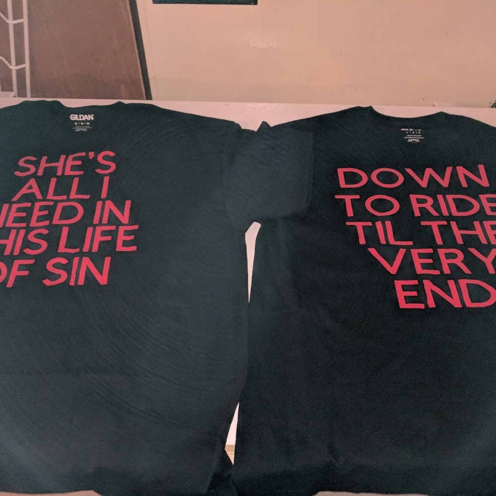 Custom Bonnie & Clyde couples shirts